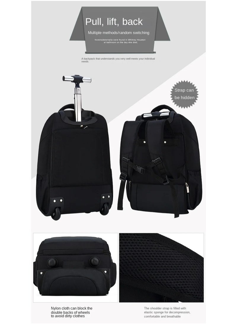 Top Quality 1680D Trolley Laptop Backpack Travel Bag with Trolley for Men 20 Inches Business Backpack