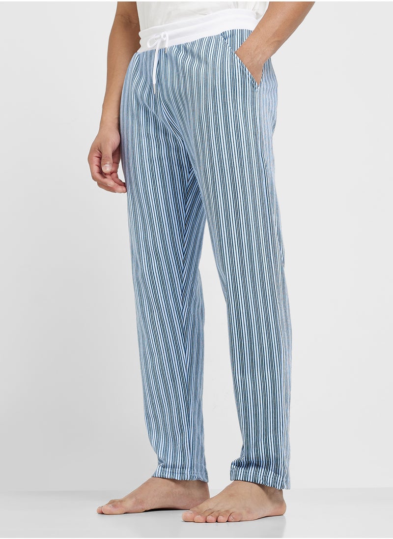 Stripe Printed Pant