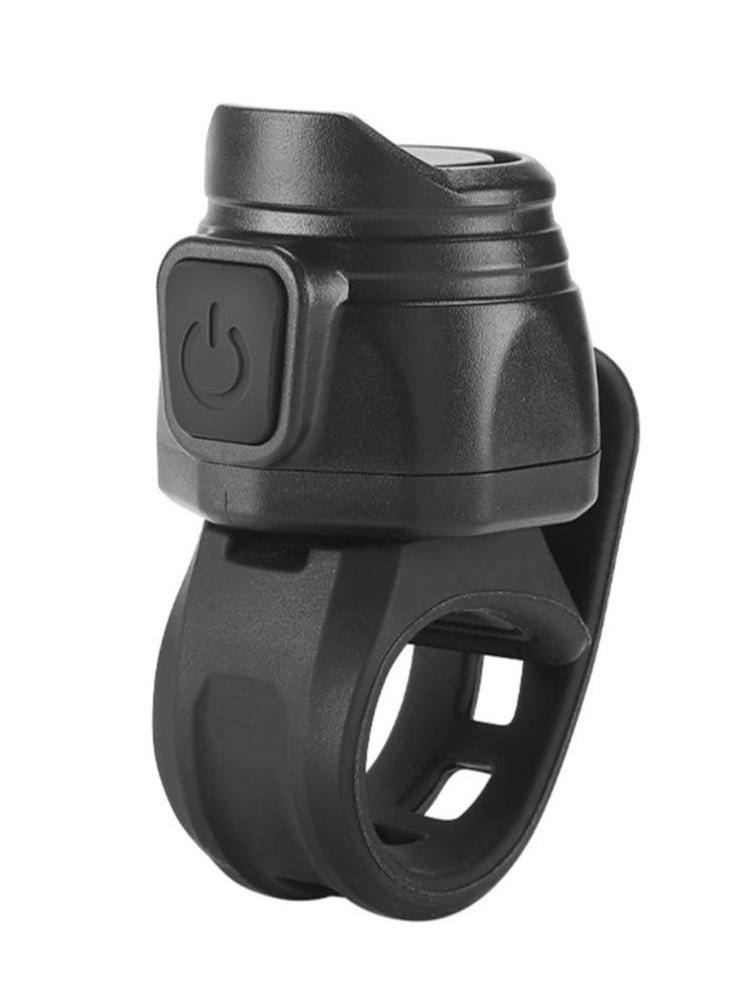 Electric Bike Bell, Usb Electric Horn, 80db Anti-Theft Alarm Loud Electric Bike Horn, with 6 Type Of Bell, USB Rechargeable Battery Bicycle Horn, for Mountain, Racing, Children'S, Road Bikes