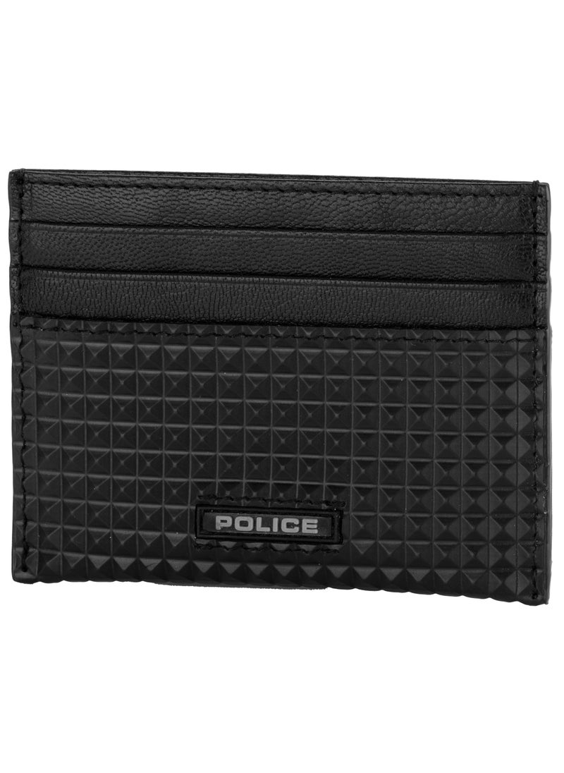 Police Card Case Pyramid Black