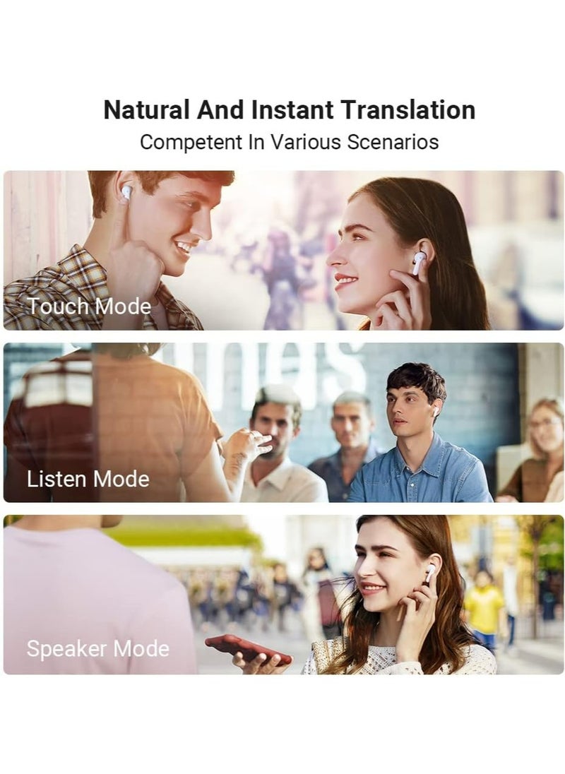 Timekettle M3 - Two-Way Instant Translation, Language Translator Device with 40 Languages ​​and 93 Accents Online, Offline Translator Earbuds
