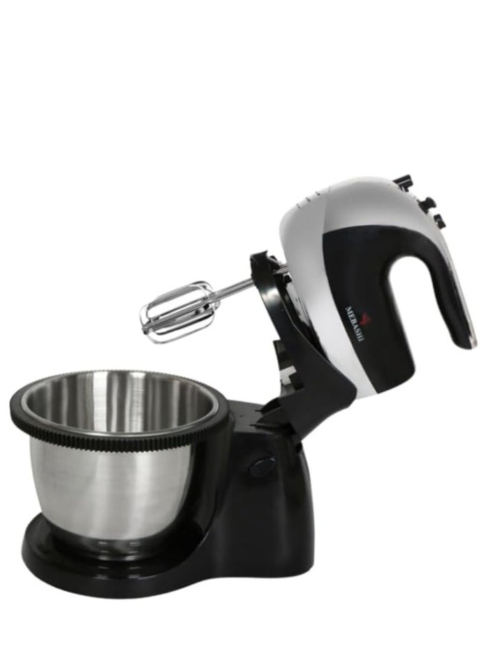 mebashi 3L Stand Bowl Mixer, 350W, 5 Speeds, Black (ME-SBM1007)