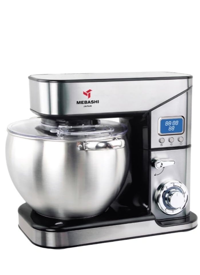 MEBASHI Stand Bowl Mixer, 10L Capacity, Black Steel,(2000W) With LED Indicator (ME-SBM1115)