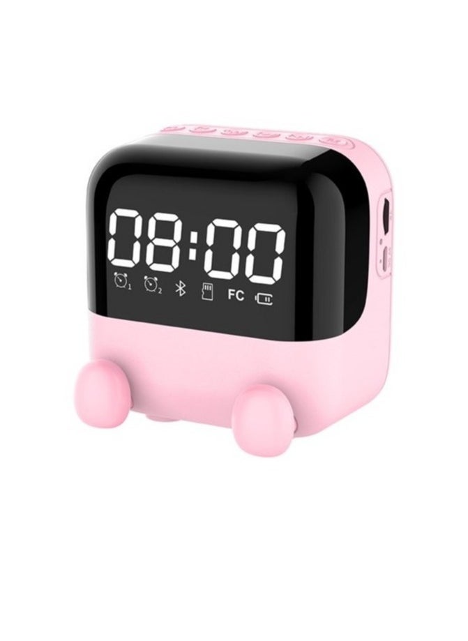 Digital Alarm Clock with Wireless Loudspeaker FM Dual Alarm Answering Phone Dimmable LED Display and Personal Wearable Surround Sound Speaker