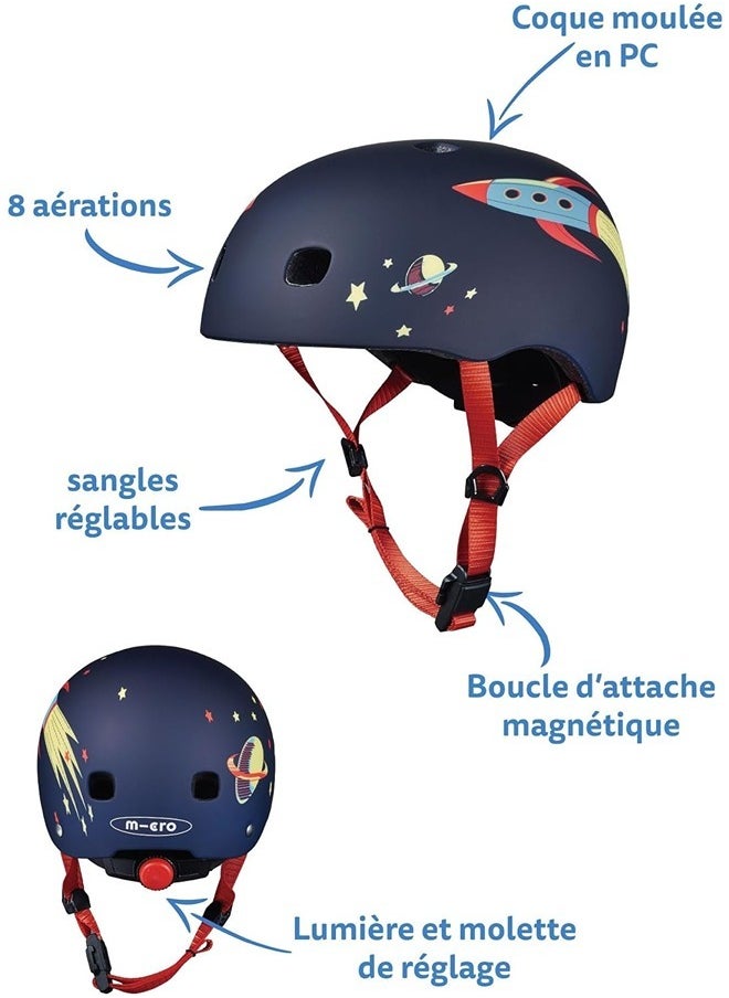 Micro AC2093BX PC Rocket Riding Helmet, Medium