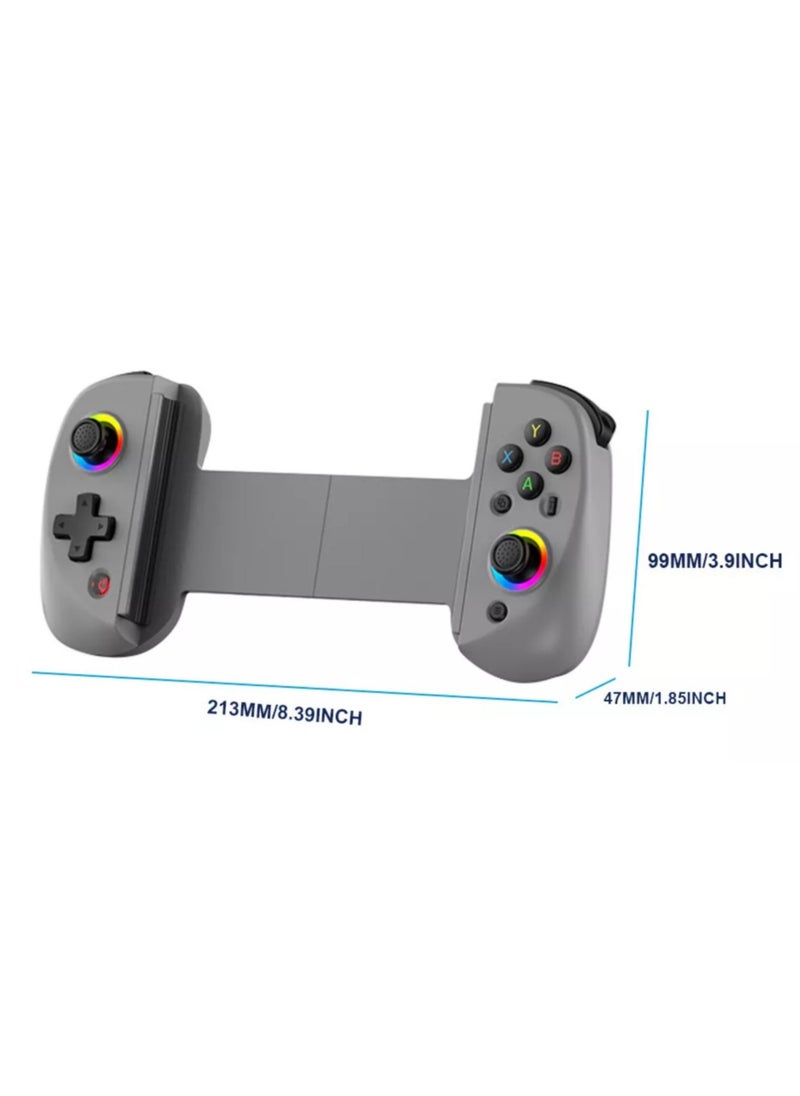 D8 Telescopic Mobile Phone Gamepad Bluetooth 5.2 Wireless Game Controller Joystick for Android iOS PS3 PS4 Switch PC