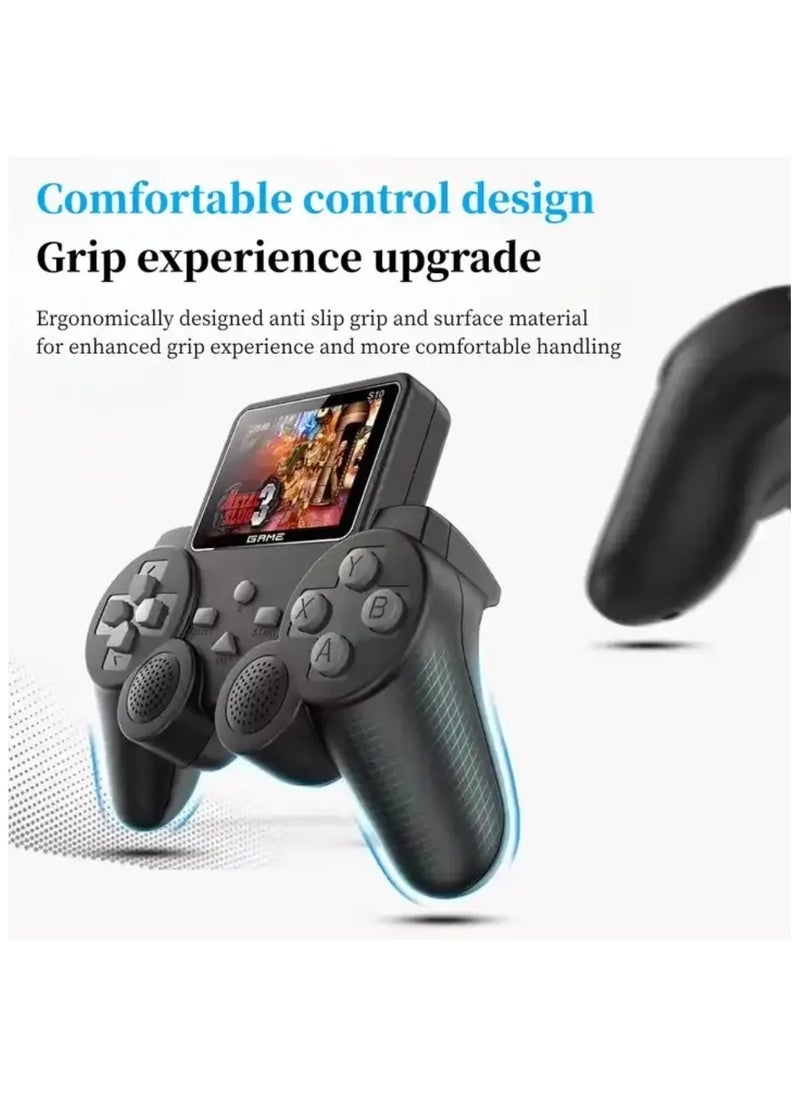 Retro Portable Video Game Console, Handheld Console, Wireless Controller, 520 Built-in Game Duo, 2.4 Inch