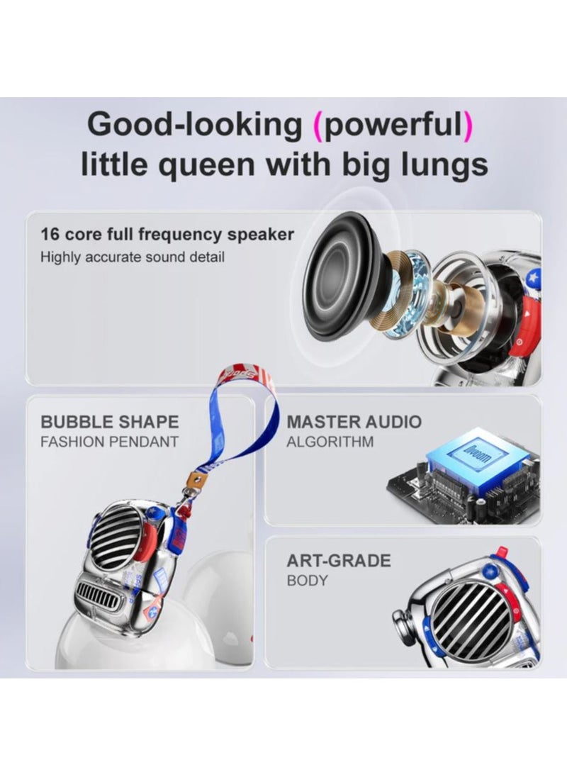 Divoom Spark-Pop Bluetooth Speaker Portable Small Speaker