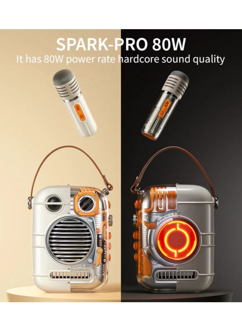 Divoom Spark-Pro Bluetooth Portable Speaker Karaoke Speaker