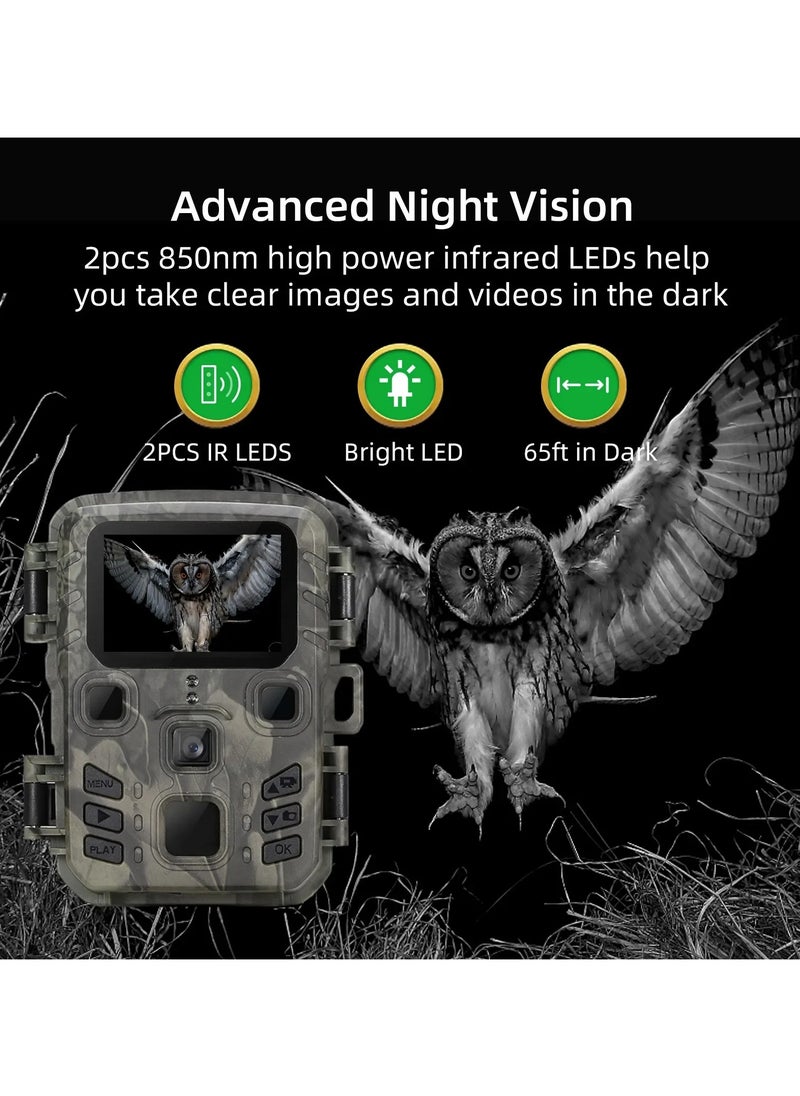 Outdoor Hunting Camera with HD Night Vision Waterproof Design and Infrared Motion Detection