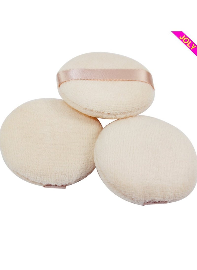 Joly Powder Puff for Makeup Face Powder (3 Pieces)