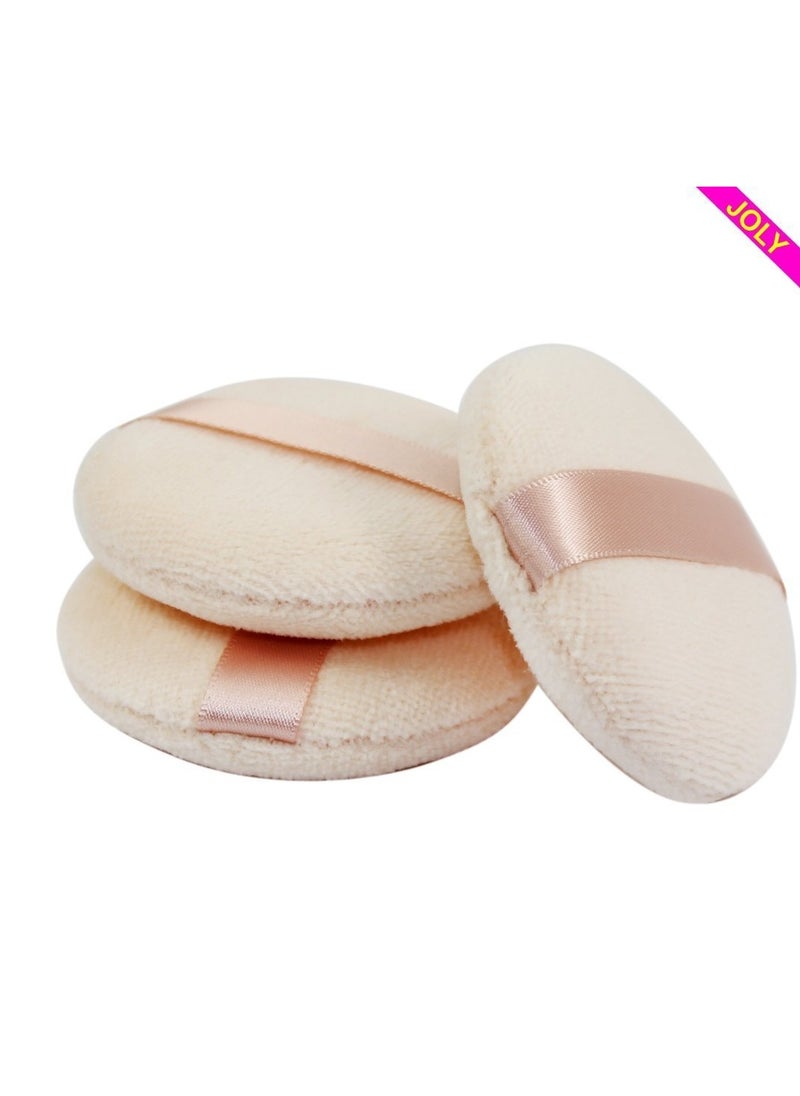 Joly Powder Puff for Makeup Face Powder (3 Pieces)