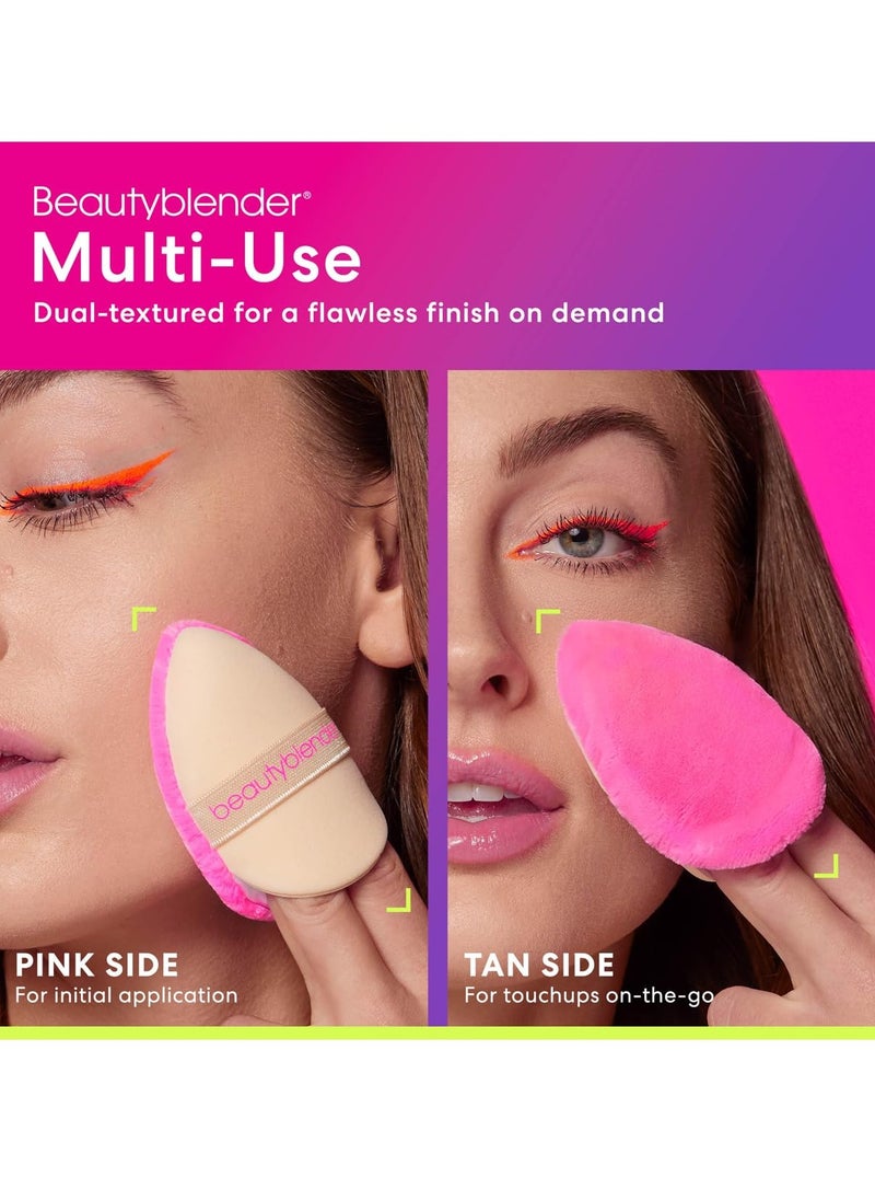 Beautyblender® | Pocket Puff™ Dual-Sided Beauty Blender Powder Puff for Setting and Baking, Reusable, Washable