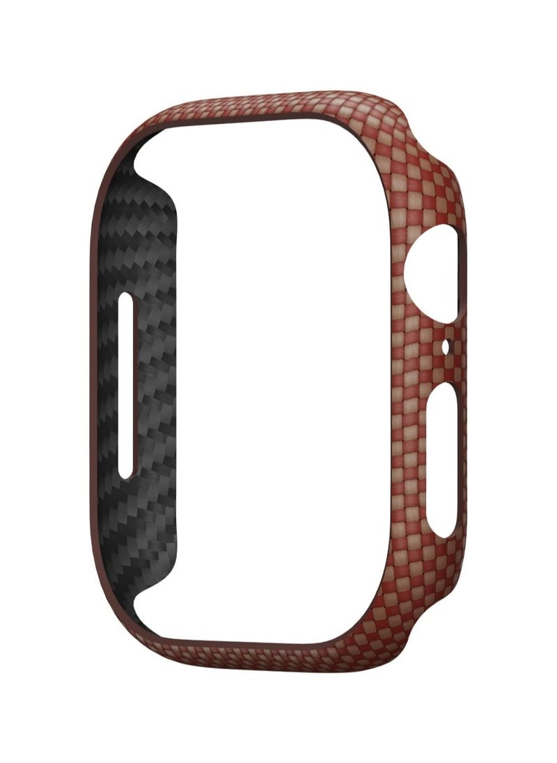 PITAKA Apple Watch Series 10 Case, Exquisite Minimalist Slim Apple Watch Series 10 46mm Case, Aramid Fiber Woven Air Case - Sunset