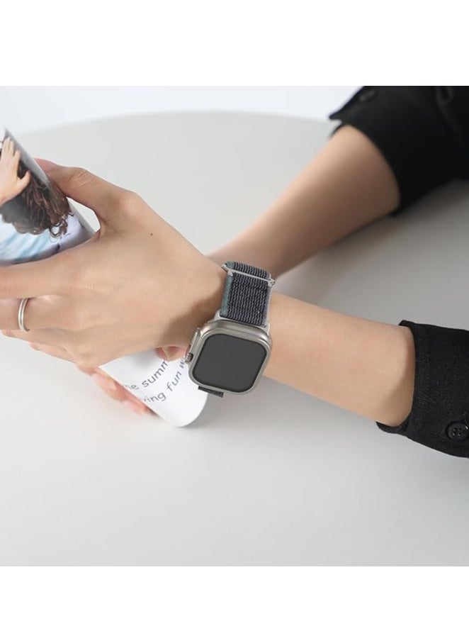 Trail loop nylon band for Apple Watch utlra/utlra 2 49mm band  for Apple watch Series 10 band 46mm 42mm for Apple watch Series 9/8/7 band  45mm for Apple Watch Series