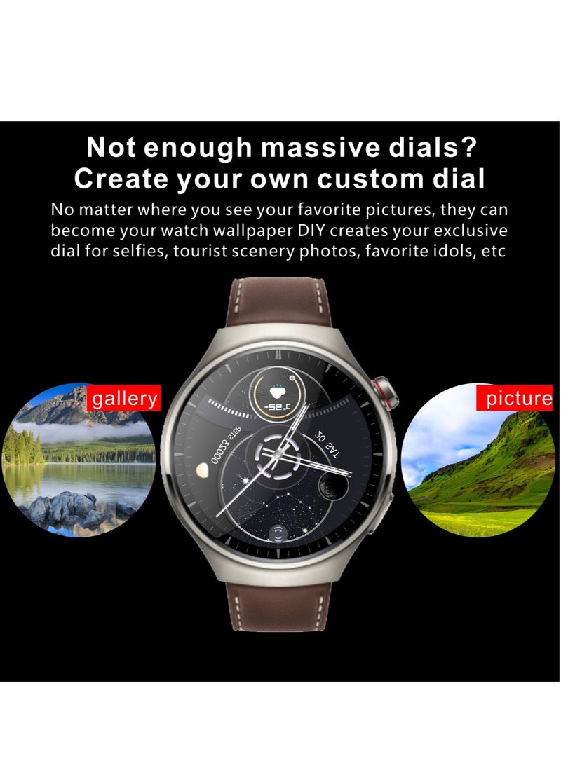 WATCH 4 Pro Formal Edition Black – The Ultimate Smartwatch with 1.62'' AMOLED Display, 2 Extra Straps for Style, Performance, and Everyday Adventure