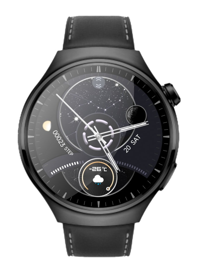 WATCH 4 Pro Formal Edition Black – The Ultimate Smartwatch with 1.62'' AMOLED Display, 2 Extra Straps for Style, Performance, and Everyday Adventure