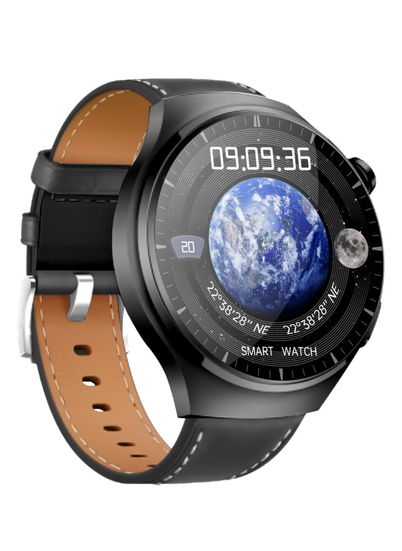 WATCH 4 Pro Formal Edition Black – The Ultimate Smartwatch with 1.62'' AMOLED Display, 2 Extra Straps for Style, Performance, and Everyday Adventure