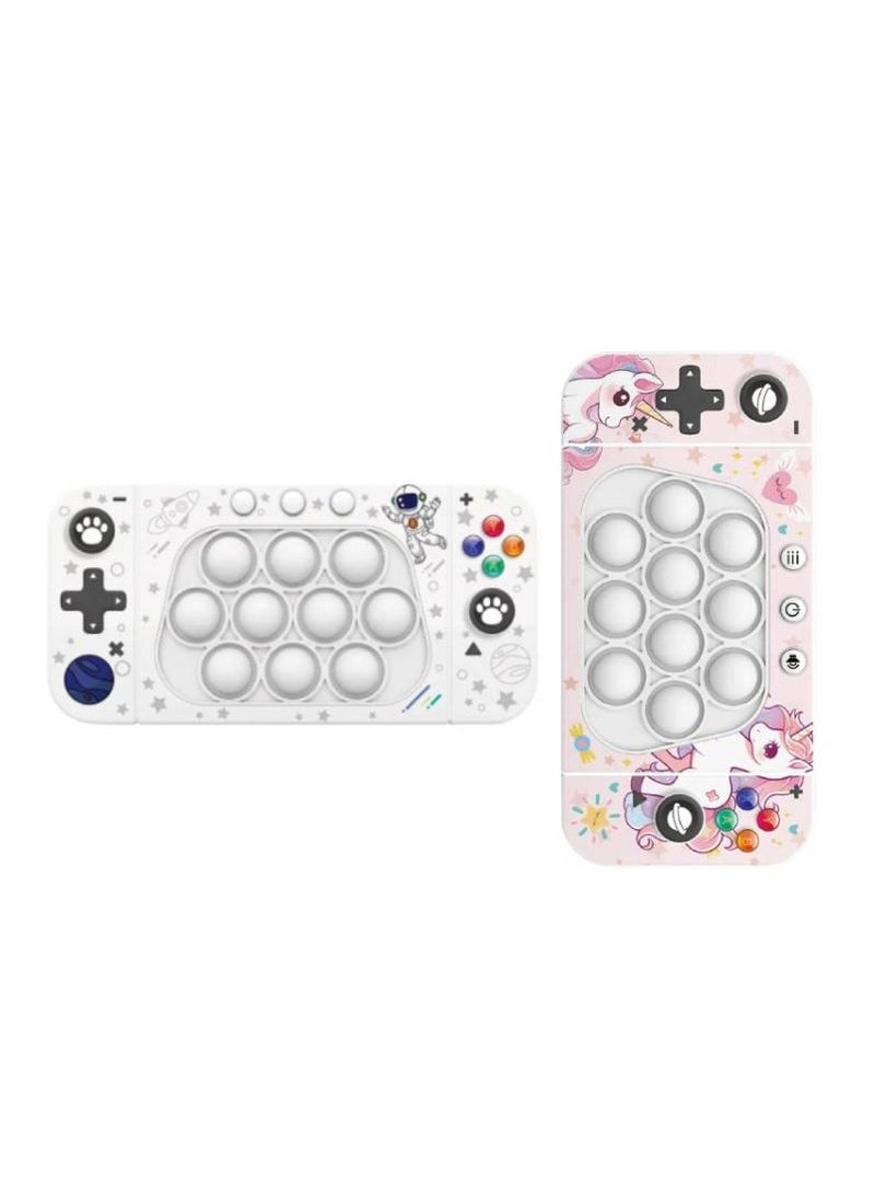 Set of 2 Electronic Bubble Fidget Toys Fast Push Game Antistress Gift for Kids and Adults