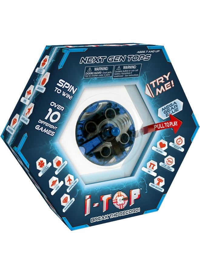 Goliath Games 85261 I-Top Game, Mega Gear Blue