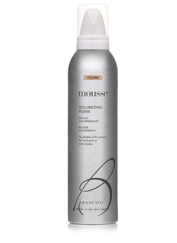 Brocato Mousse Volumizing Foam by Beautopia Hair: Natural Volume Soft Styling Foam for Curly and Textured Hair - 8.5 oz