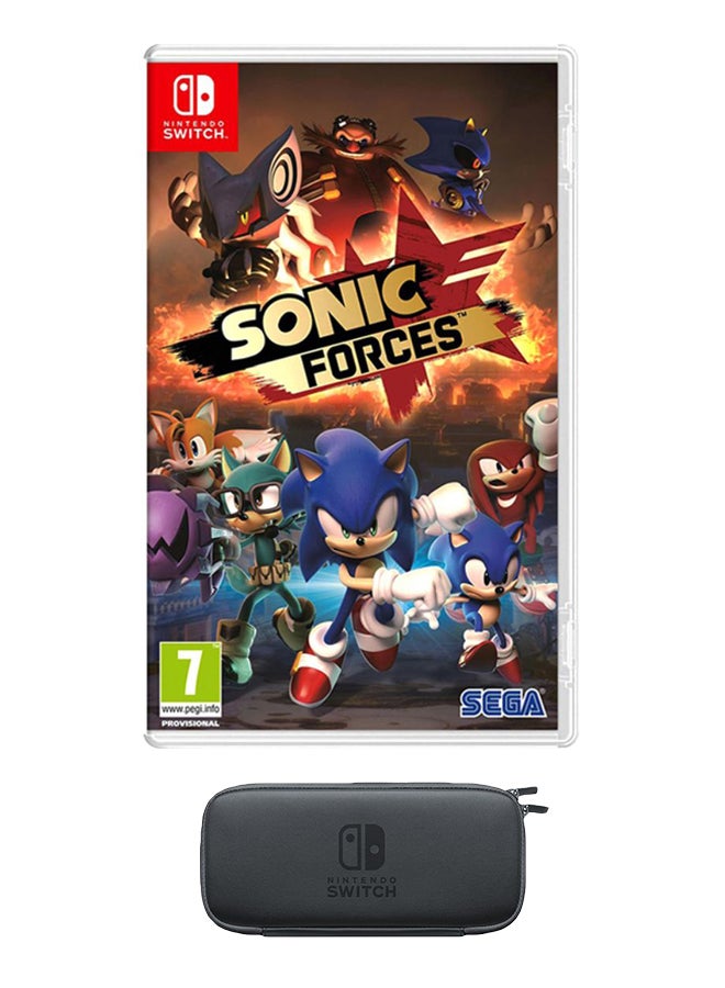 Sonic Forces: Nintendo Switch-PS4-Carry Case Plus Screen Protector - Action & Shooter - Nintendo Switch