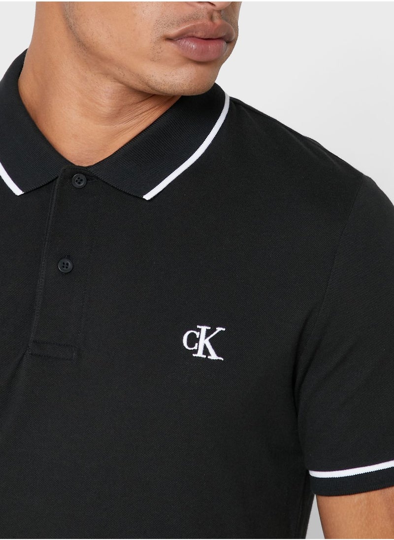 Logo Tipped Polo