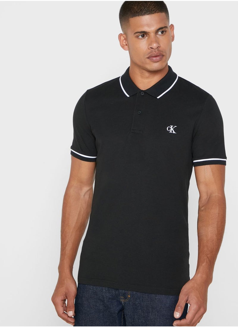 Logo Tipped Polo