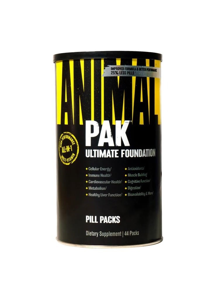 UN Animal Pak Ultimate Foundation Pill Packs 44 Packs