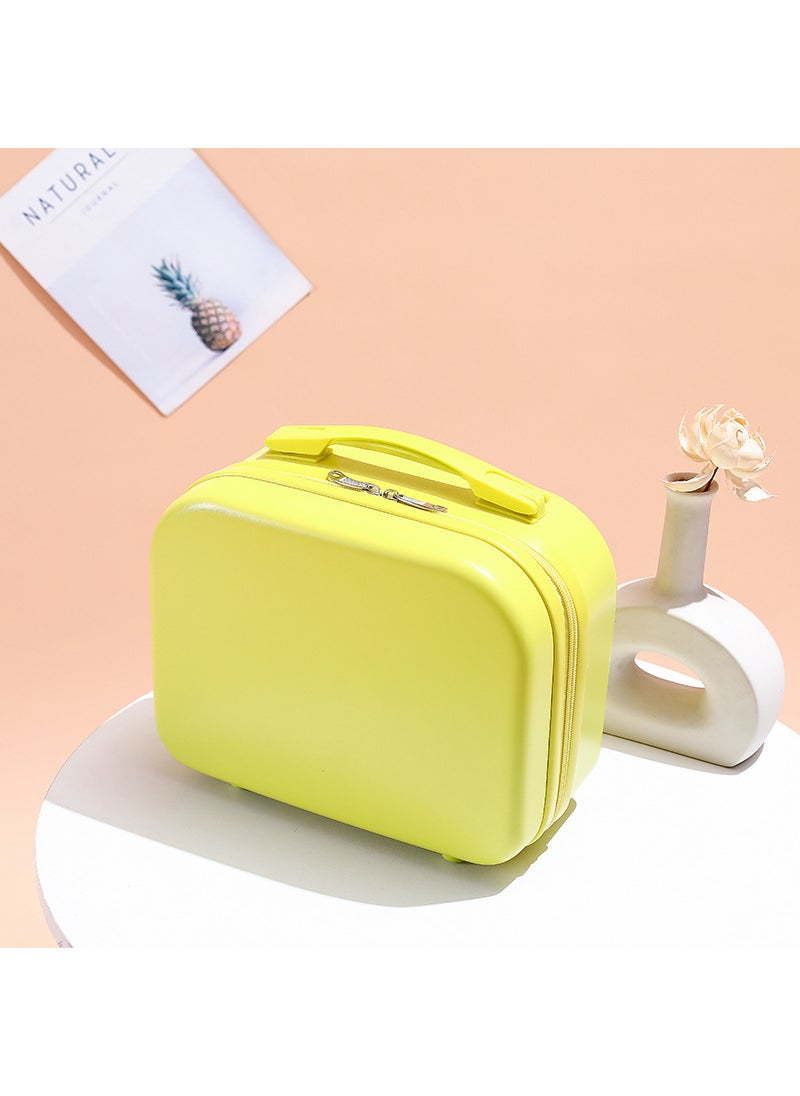 Macaron Mini 14-inch Carry-on Suitcase Bright yellow