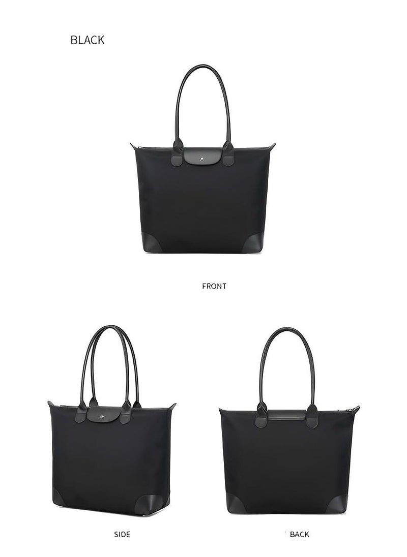 Women's 13 inch and 14 inch Tote laptop Bag, Durable Nylon Shoulder Bag