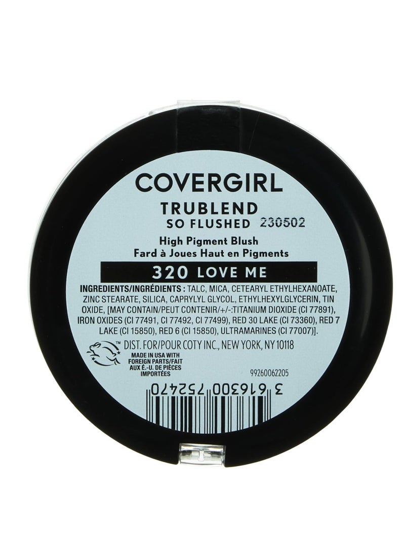 COVERGIRL Trublend So Flushed High Pigment Blush, Love Me, 0.33 Oz