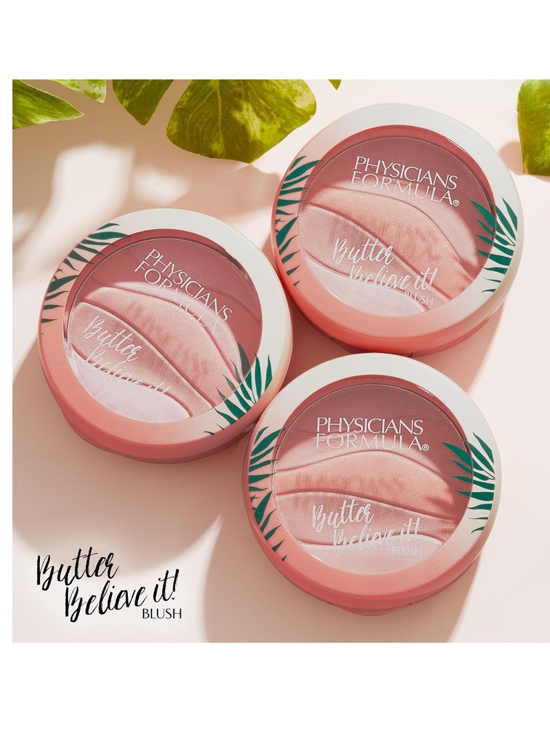 Physicians Formula Butter Believe It Blush Makeup Powder, Pink Sands | Murumuru Butter | For Sensitive Skin | Dermatologist Tested, Clinicially Tested