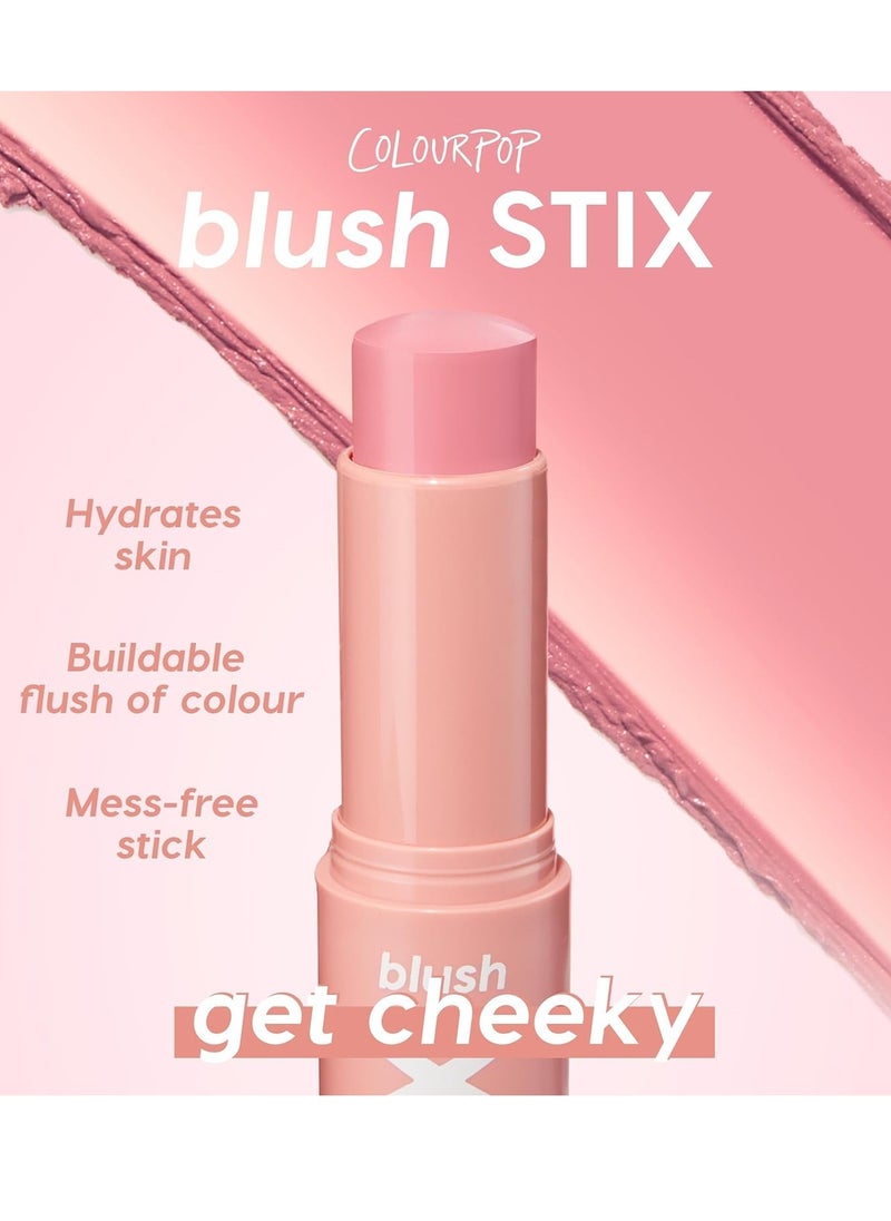 ColourPop Blush Stix - Cream Blush Stick with a Blendable, Hydrating Formula and Natural, Skin-Like Finish - Buildable Cream Blush for Cheeks, Eyes & Lips - 25/8 (0.28 oz)