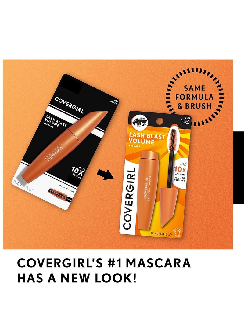 Covergirl LashBlast Volume Mascara and Lash Blast Amplify Eyelash Primer, Very Black, Value Pack