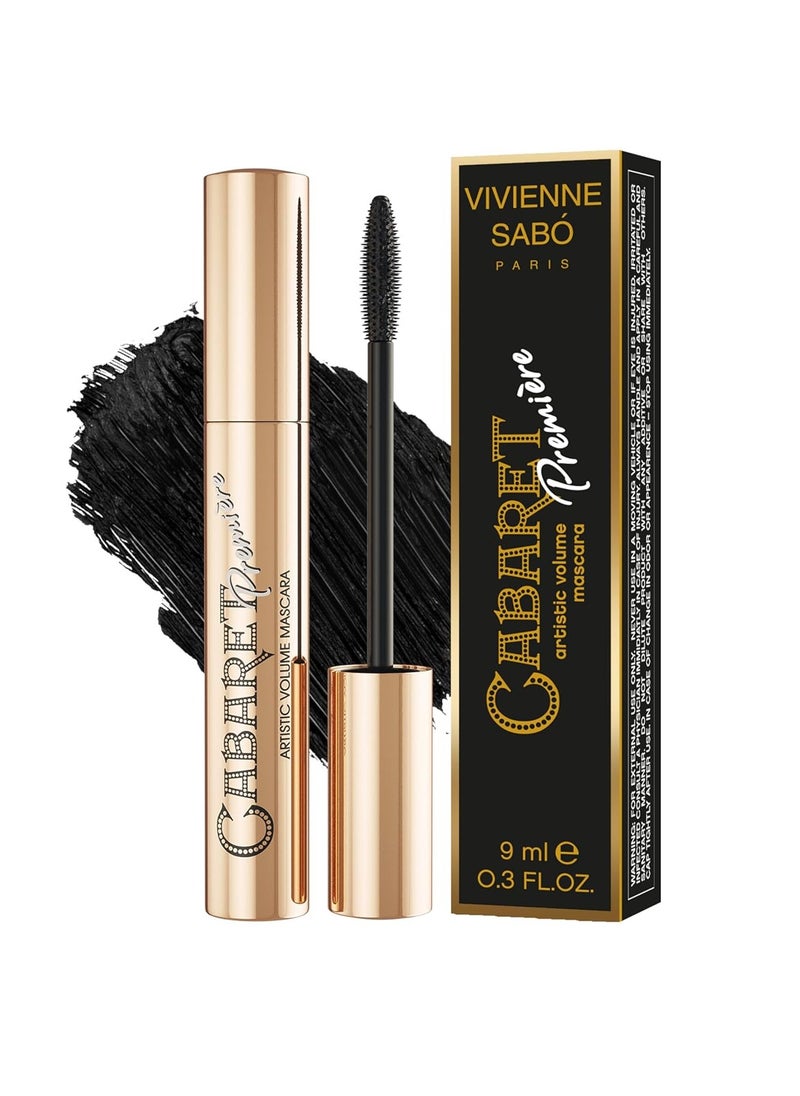Cabaret Lash-Lengthening Black Mascara, Perfectly Defined Lashes, Vivienne Sabó, Made in Europe, Cruelty Free