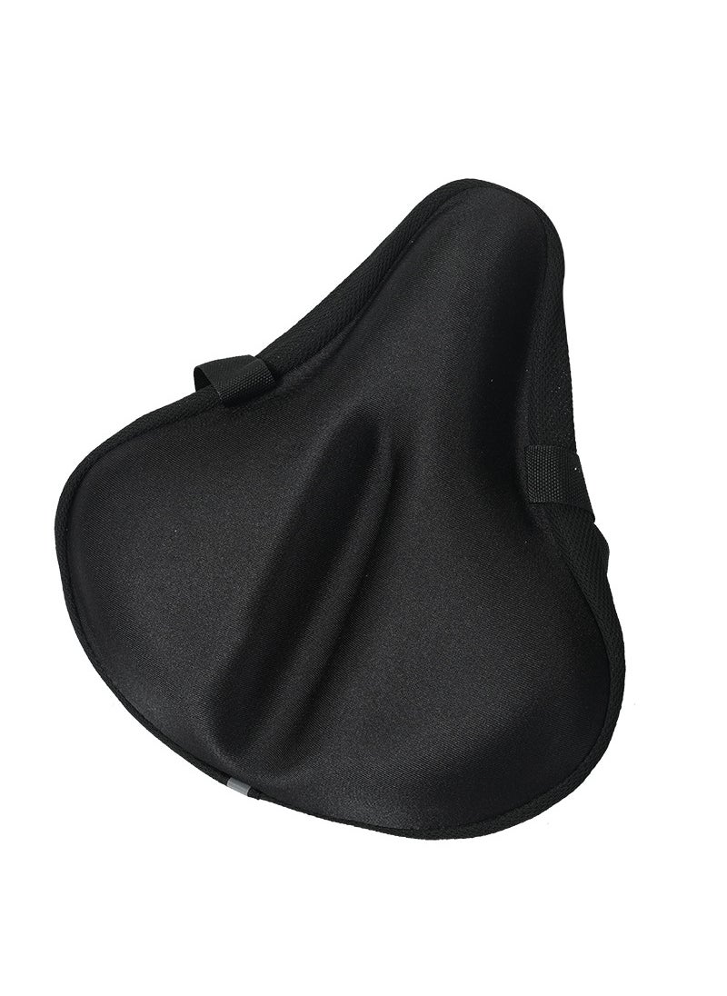 Bike Seat Cushion Cover Thick Soft Silicone Saddle Straight slot without straps 28*27*3