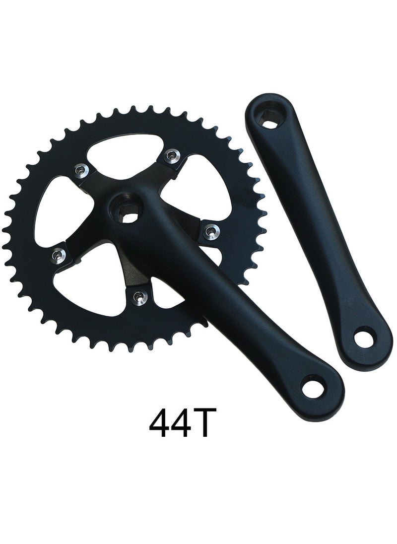 110BCD Alloy Crankset 44-48T Chainring for Road Bike Crank +44T Disc Set