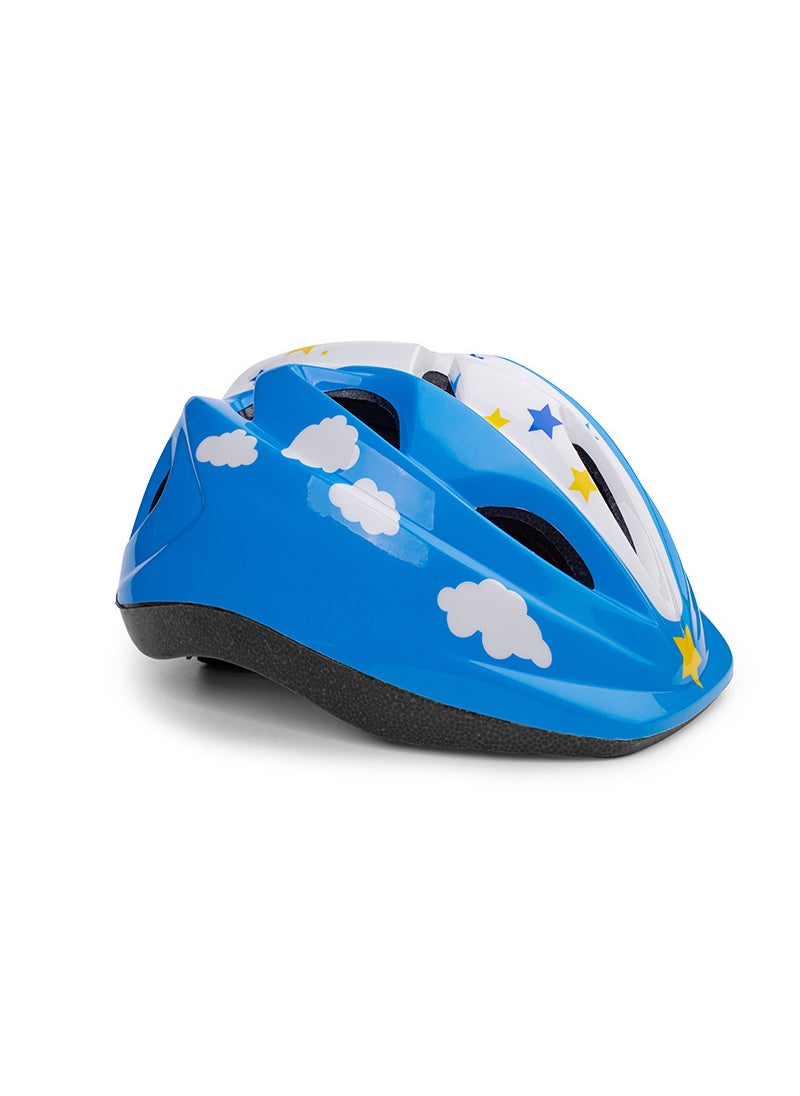 Factory wholesale childrens helmet imitation one-piece balance car roller Skateboard safety helmet childrens riding helmet Blue White