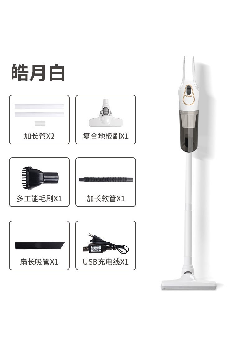 High Power Cordless Handheld Vacuum Cleaner White extension