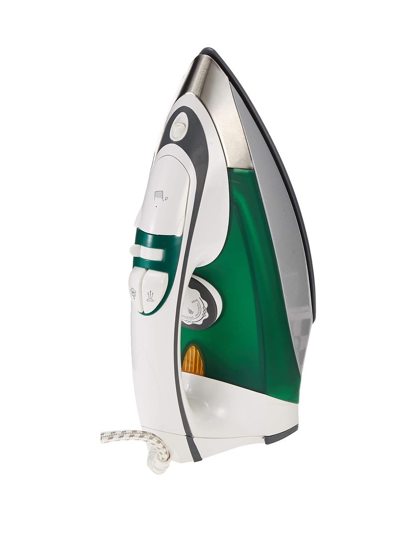 MEBASHI Professional Ceramic Steam Iron - 270ml, Green(2200W) (ME-SIR5004)