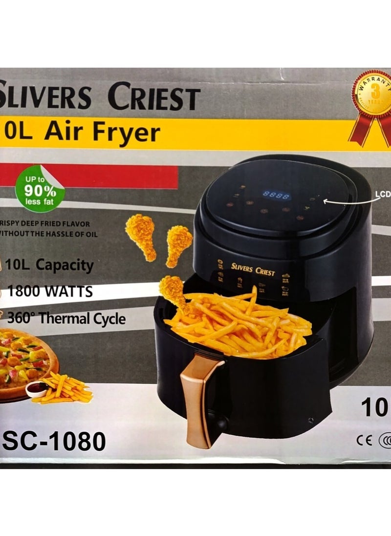 Silver Criest Extra Large Capacity Airfryer 10L