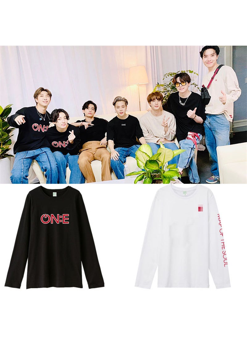 Map of the Soul ONE Concert Support Long Sleeve Tee Black