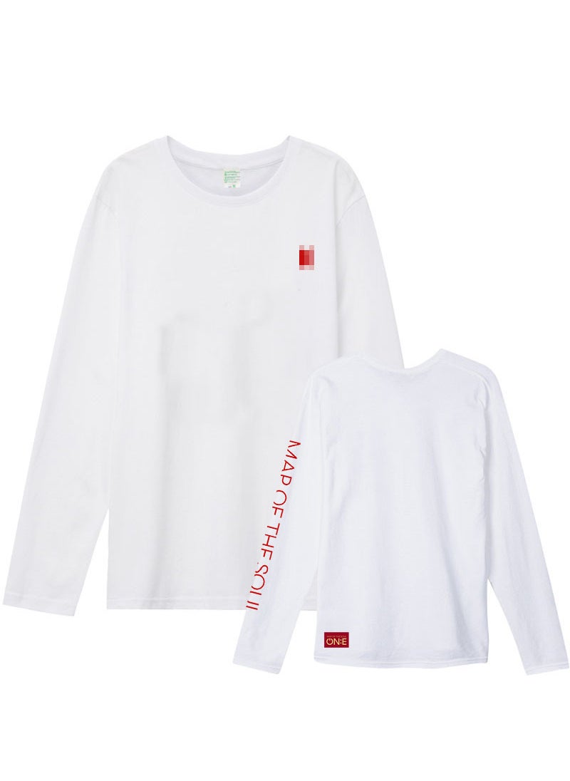 Map of the Soul ONE Concert Support Long Sleeve Tee White