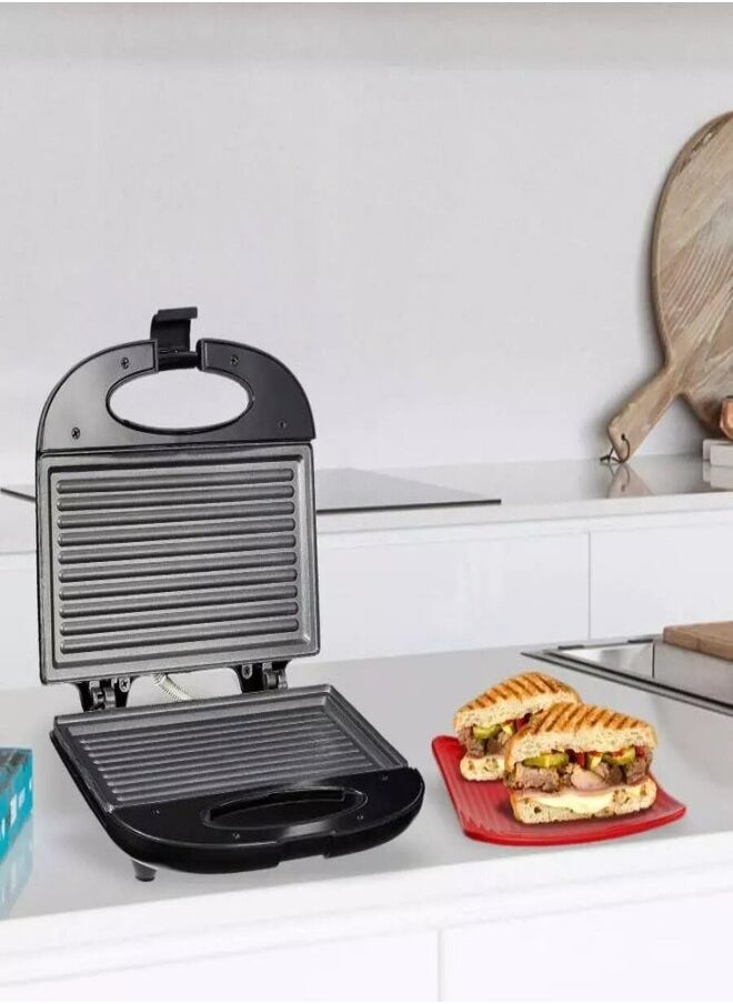 Grill Maker with Non-Stick Plate, Overheat Protection, Power On/Off Indicator, Grill Plate, Sandwich Maker, Panini Maker