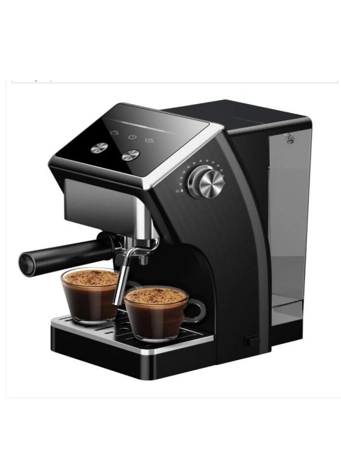 Automatic Coffee Machine Espresso Machine with Milk Frothy  Steam Wand, Removable Drip Tray & Water Tank