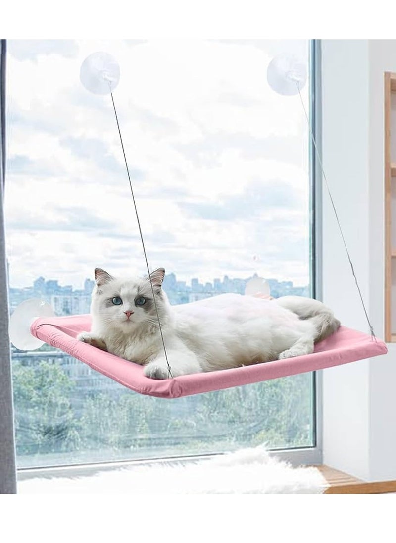 Super Soft Cat Window Hammock Bed - Cozy Cloud-Like Perch for Nap Time - Securely Mounted, Perfect for Space Saving