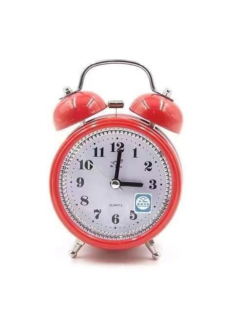 Creative Silent Bedside Alarm Clock for Kids 2832 Red