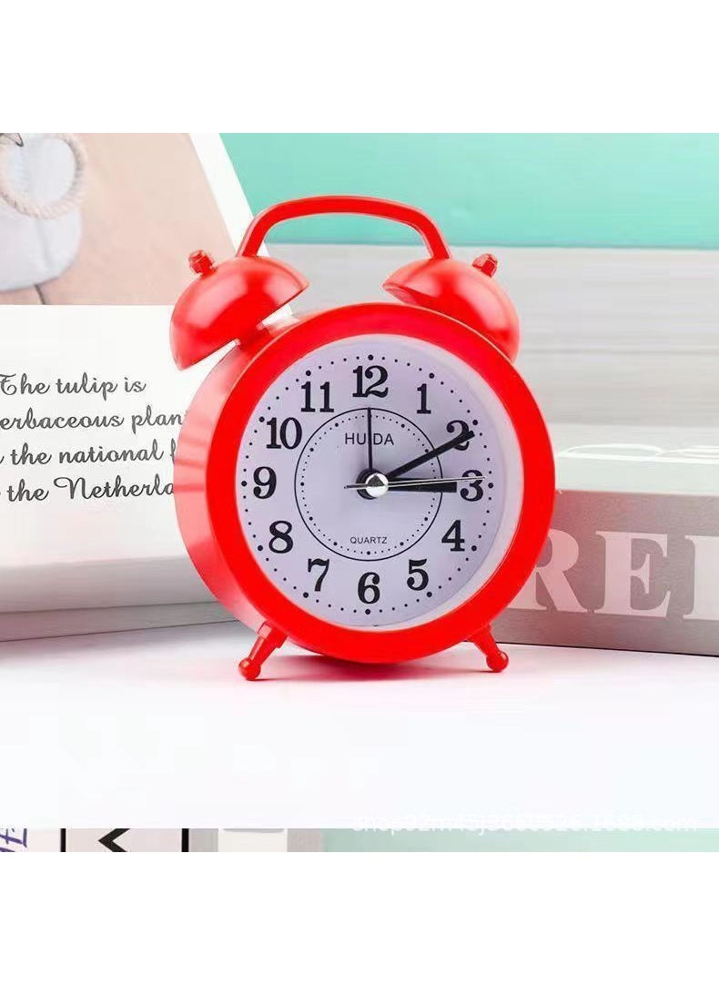 Kids Cute Multi-Function Alarm Clock for Bedroom7011 red White face 7011 red White face