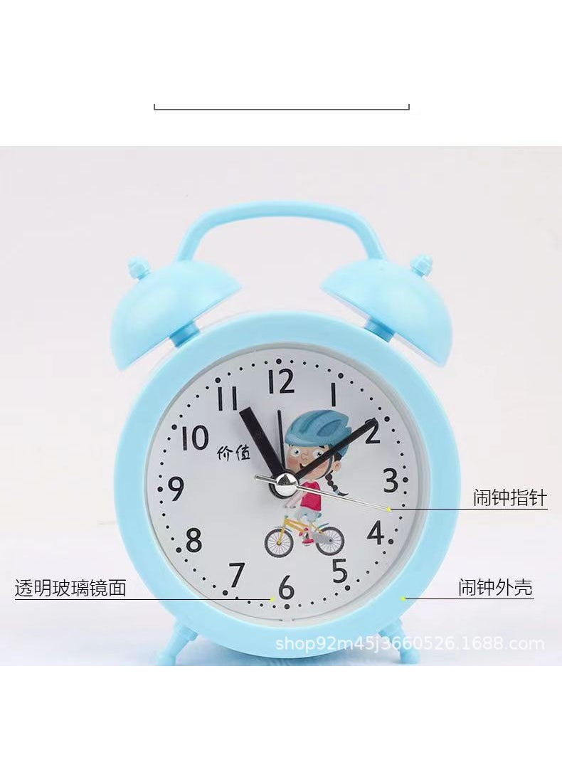 Kids Cute Multi-Function Alarm Clock for Bedroom7011 blue value 7011 blue value